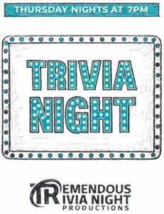 Thursday Night Trivia at Jamesons Brentwood Weekly by Tremendous Trivia Night Productions. Weekly @ 7PM