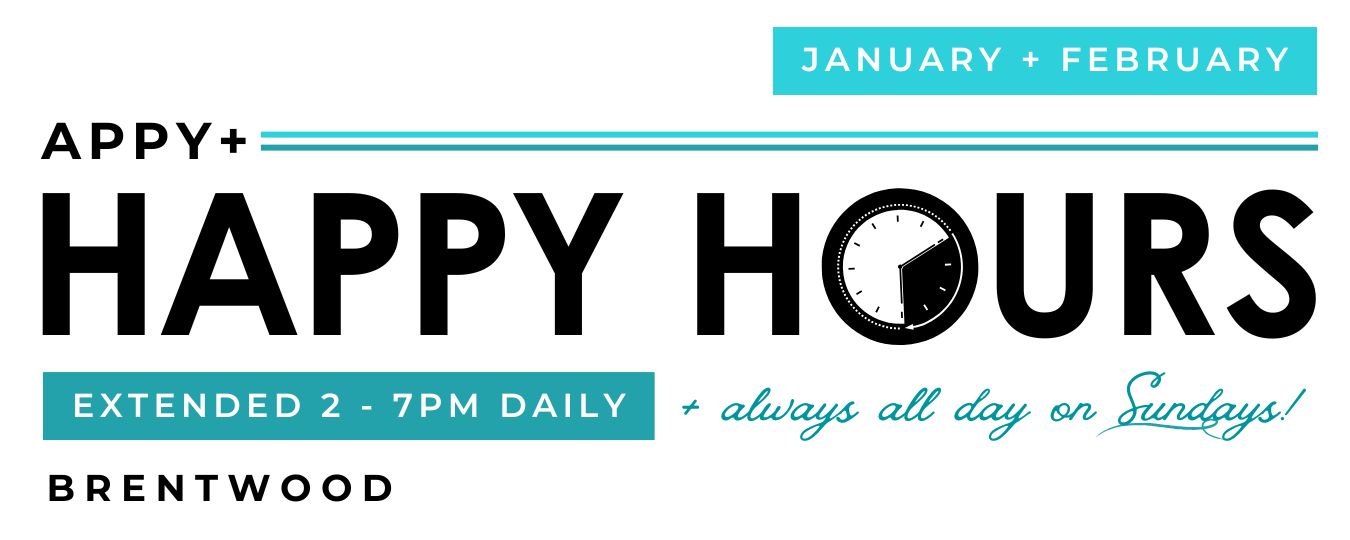 Extended happy hours 2-7pm daily & always all day Sunday at Jamesons Pubs in Brentwood all January & February 2026
